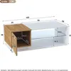 Merax LED-Couchtisch Hochglanz 105x50 cm, Sofatisch mit Produktbild-Vorschau 7
