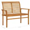 vidaXL Panchina da giardino 112 cm in legno massiccio di Anteprima dell’immagine prodotto 7