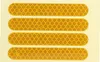 4PCS/Set di adesivi riflettenti ruota anteriore posteriore Anteprima dell’immagine prodotto 1