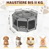 ROSEJANE Welpenauslauf 81 x 81 x 45 cm, Welpengehege aus Produktbild-Vorschau 2