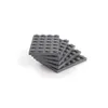 A stack of gray LEGO plates on a white background. Produktbild-Vorschau