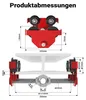 Vozík Wiltec do 500 kg, šírka príruby 45-220 mm, ručný Náhľad obrázku produktu 8