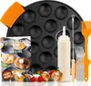 IRONO Poffertjes Pfanne - Poffertjes Maker - 19 Mini Produktbild-Vorschau 1