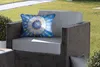 MuchoWow® Outdoor Kissen - Kreis - Mandala - Blau - Gelb - Produktbild-Vorschau 5