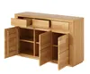 Kommode Kernbuche 127 cm Massivholz-Front 3-türig Sideboard Produktbild-Vorschau 8