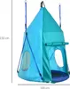 Outsunny Nestschaukel mit Zelt, Ø100 cm Kinderschaukel, Produktbild-Vorschau 3