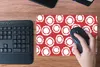 MuchoWow® Mauspad Mousepad Tupfen - Rot - Muster 27x18 cm - Produktbild-Vorschau 4