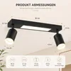 ZMH LED Deckenspot Deckenlampe 3000k Warmweiß 2 Flammig Produktbild-Vorschau 2