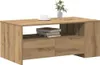 vidaXL Couchtisch Artisan-Eiche 102 x 55 x 43,5 cm Produktbild-Vorschau 3