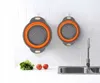 Skládací kuchyňské sítko 24 cm silikonové s držadly Náhled obrázku produktu 4