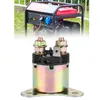 A product shot of a generator relay superimposed over an image of a generator. Náhled obrázku produktu