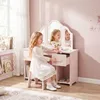 AIYAPLAY Schminktisch Kinder, 2 in 1 Kinderschminktisch Produktbild-Vorschau 2