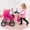 Poussette de poupée Trendy rose Voir les images du produit 6