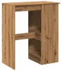 vidaXL Bartisch mit Regal Artisan-Eiche 90x47,5x103,5 cm Produktbild-Vorschau 6