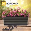 KADAX Blumenkasten mit Untersatz und Balkonkastenhalterung Produktbild-Vorschau 2