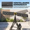 Outsunny Hollywoodschaukel Gartenschaukel 3-Sitzer mit Dach Produktbild-Vorschau 4