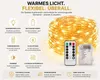2x LED Lichterkette 20m 200 LEDs Warmweiß 8 Modi Produktbild-Vorschau 2