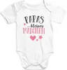 Kurzarm Baby Body Papas kleines Mädchen Baumwolle Onesie Produktbild-Vorschau 1