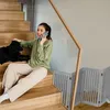 Relaxdays – barierka zabezpieczająca, wolnostojąca, wys. x Podgląd zdjęcia produktu 3