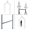 Metalowa pergola ogrodowa KADAX, 255 cm, łuk, podpora Podgląd zdjęcia produktu 12