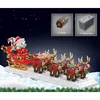 Babbo Natale con la slitta delle renne Anteprima dell’immagine prodotto 2