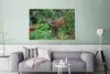 MuchoWow® Poster Hirsche - Erdbeere - Garten 120x80 cm - Produktbild-Vorschau 5