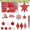 JOIEYOU Boules de Noël en plastique 108 pièces Boules de Voir les images du produit 1
