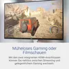 A computer monitor displaying a racing game, with marketing text below. Náhled obrázku produktu