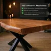 Esstisch 300 x 110 cm Cali, Baumkantentisch nussbaumfarben, Produktbild-Vorschau 3