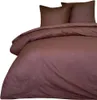 Bettwäsche 220x240 + 80x80 cm 100% Baumwolle Renforce Braun Produktbild-Vorschau 1