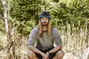 Chillouts leichter Stoff Pork Pie  Boston Hat in Strick-Optik in grau Produktbild-Vorschau