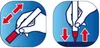 Two icons showing how to use a marker. Anteprima dell’immagine prodotto