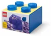 LEGO 40090805 LEGO STORAGE BRICK con 4 coperchi, blu Anteprima dell’immagine prodotto 3