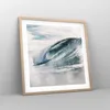 Gerahmtes Poster - Rahmen in heller Eiche - Welle Meer Produktbild-Vorschau 8
