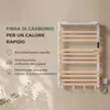 S'AFIELINA Scaldasalviette elettrico bagno con ripiano 700 Anteprima dell’immagine prodotto 4