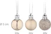 Relaxdays Weihnachtskugeln 96er Set, glitzernde, matte, Produktbild-Vorschau 4