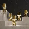 Thinker-Statue LED Nachttischlampe mit Produktbild-Vorschau 6