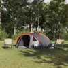 vidaXL Kuppelzelt 4 Personen 308 x 268 x 130 cm Grau und Produktbild-Vorschau 2