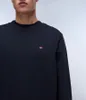 Herren-Sweatshirt Blau: Langarm, Rundhalsausschnitt, Produktbild-Vorschau 8
