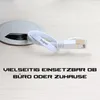 LAN Kabel Cat 7 Flach 20m Weiß Netzwerkkabel RJ45 Ethernet Produktbild-Vorschau 3