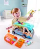 Hape Puppenhaus Abenteuerbus Holz Camper mit Zubehr Produktbild-Vorschau 8