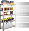 Regał metalowy magazynowy 150 x 75 x 30 cm Humberg 4840 Náhľad obrázku produktu 11