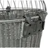 TRIXIE Hundefahrradkorb vorne aus Polyrattan - anthrazit - Produktbild-Vorschau 5