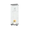 INONEFT: Vitrina moderna de vidrio con 3 estantes, vitrina Vista previa de la imagen del producto 4