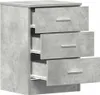 vidaXL Noční stolky 2 ks. Betonově šedé 38x35x56 cm Náhled obrázku produktu 6