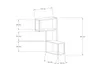 Skye Decor, Lecco - Sapphire Oak, Wandregal, Saphireiche, Produktbild-Vorschau 4