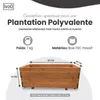 Jardinière en Bois IvoQ – 80 x 40 x 32 cm – Bois – Pour Voir les images du produit 2