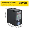 VEVOR Frequenzumrichter 1500 W, 3 Phasen Wechselstrom, VFD Produktbild-Vorschau 7