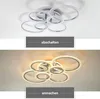 LED Deckenleuchte Acryl, Rundring Dimmbar, Fernbedienung, Produktbild-Vorschau 4