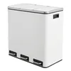 SONGMICS Mülleimer Mülltrennsystem, 3 x 18 L, ergonomisch, Produktbild-Vorschau 1
